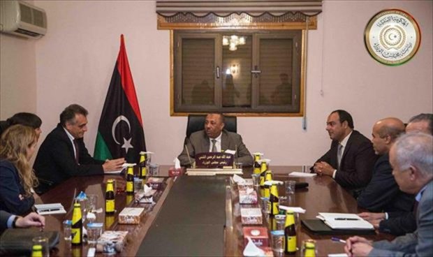 زيارة الوفد الإيطالي للحكومة الليبية المؤقتة