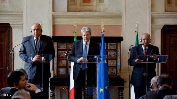 Tripartite Ministers Meeting of Italy, Egypt and Algeria in Rome