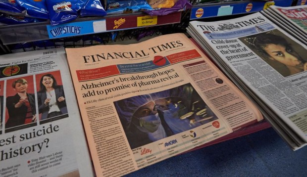 BRITAIN-MEDIA-INDUSTRY-PUBLISHING-DIVEST-BUSINESS-PEARSON-FT