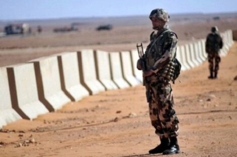 الحدود الليبية الجزائرية