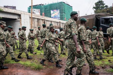 قوات أمن كينية في نيروبي - أرشيفية
