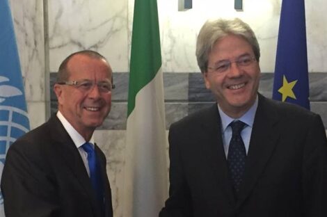 كوبلر يلتقي وزير الخارجية الايطالي لبحث تنفيذ الاتفاق الليبي