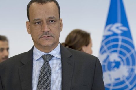 المبعوث الدولي إلى اليمن اسماعيل ولد الشيخ يرعى المحادثات في سويسرا