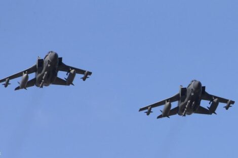 المقاتلات أقلعت من قاعدة بريطانية في قبرص