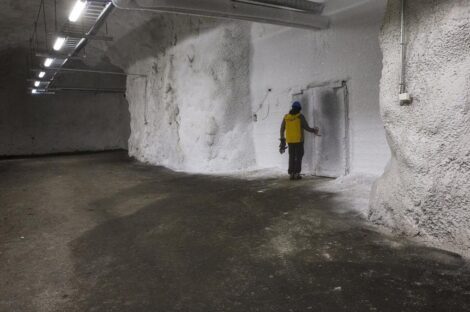 داخل قبو يوم القيامة حيث يتم الاحتفاظ بالحبوب