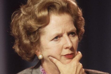 رئيسة الوزراء البريطانية السابقة، مارغريت تاتشر