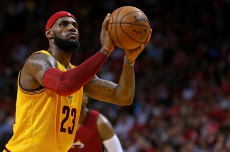 ليبرون جيمس على عرش السلة الأميركية (أرشيف)