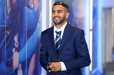 لاعب الوسط الجزائري الدولي رياض محرز