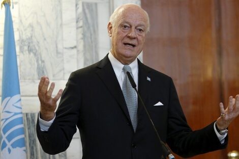 المبعوث الدولي الخاص إلى سوريا، ستيفان دي ميستورا