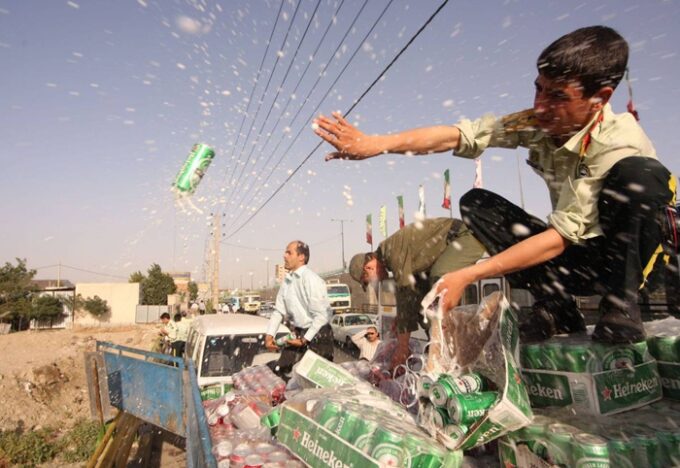 إيران كحول مهرب