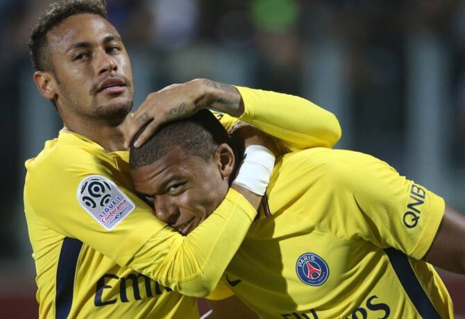 نيمار ومبابي