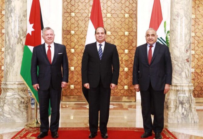 مصر والعراق والأردن