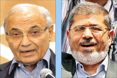 المرشح الرئيس: مرسي أم شفيق للرئاسة؟