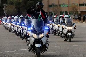 مشاركة الشرطة الليبية في حفل لخريجي الشرطة بطرابلس