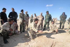 تدريبات للجيش الليبي علي الرماية والاقتحام