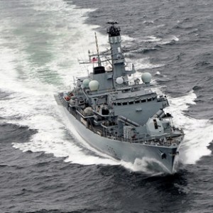 لفرقاطة البريطانية "اتش ام اس كنت"