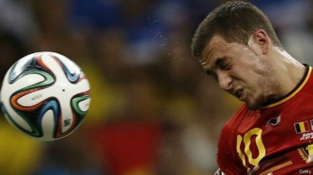 ساهم هازار في وصول بلجيكا إلى الدور ربع النهائي بكأس العالم