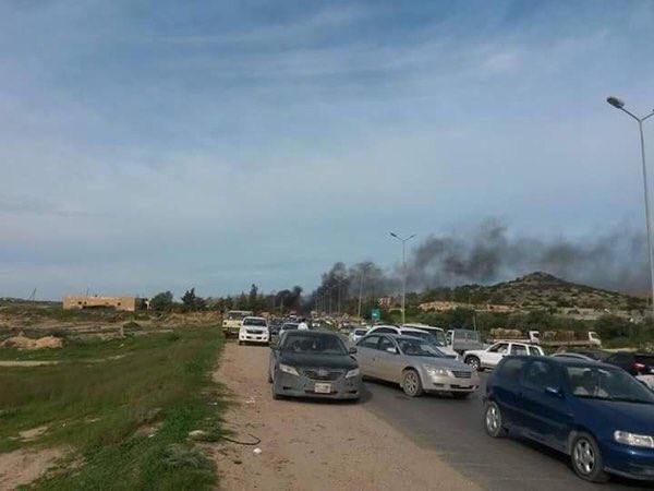 إنفجار يستهدف البوابة العسكرية بمدينة مسلاته