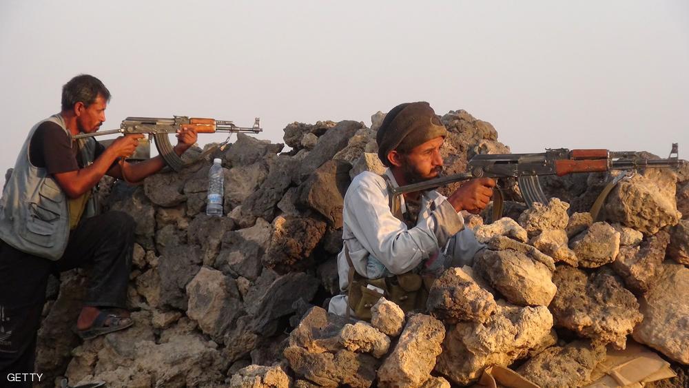صورة أرشيفية لعناصر من المقاومة الشعبية في اليمن