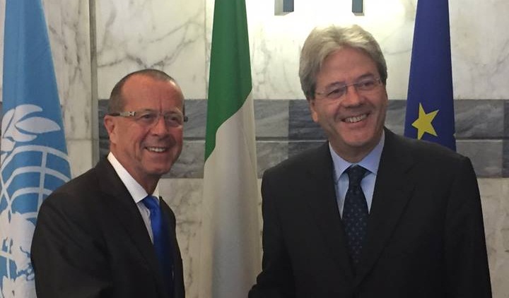 كوبلر يلتقي وزير الخارجية الايطالي لبحث تنفيذ الاتفاق الليبي
