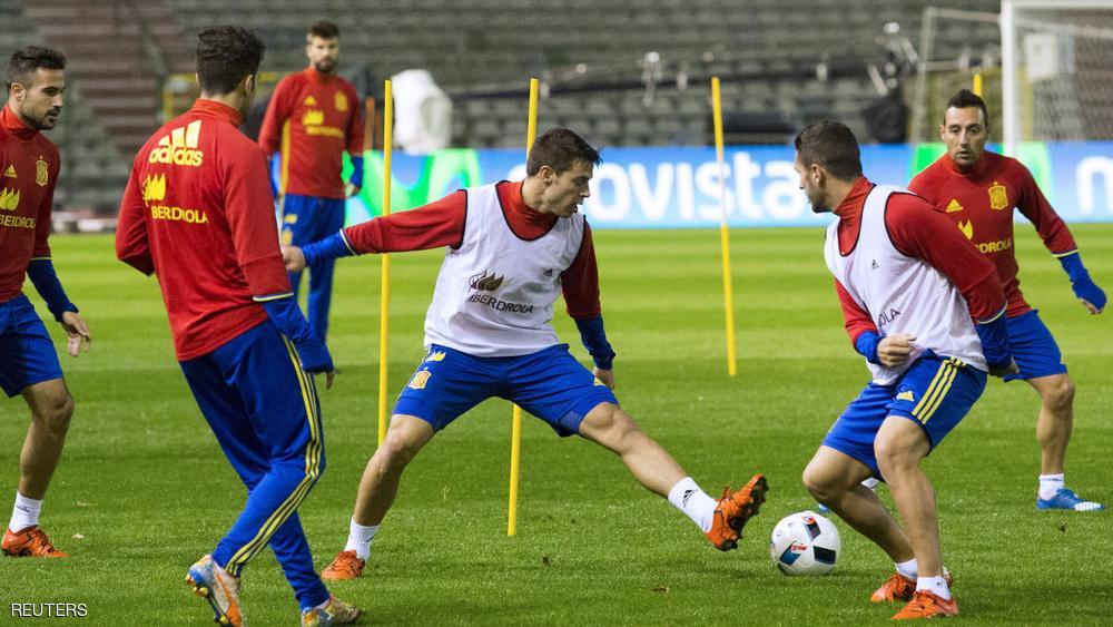 مباراة إسبانيا وبلجيكا