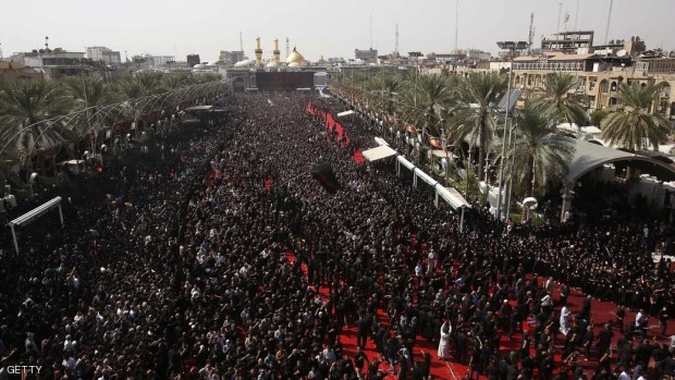 مواكب التعزية في أربعينية الحسين تسير على الأقدام باتجاه كربلاء - أرشيف