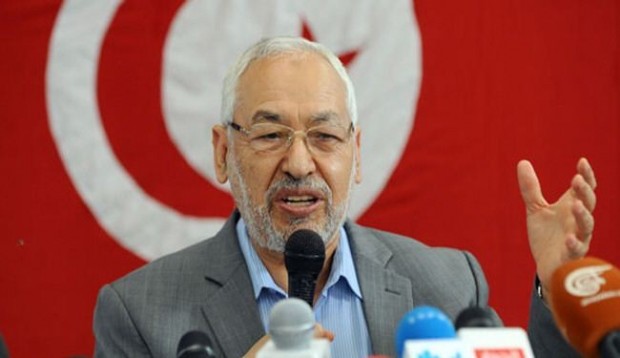 رئيس حزب النهضة التونسي الإسلامي راشد الغنوشي