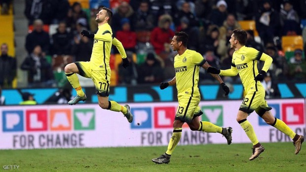 إنتر ميلان عزز الصدارة برباعية نظيفة