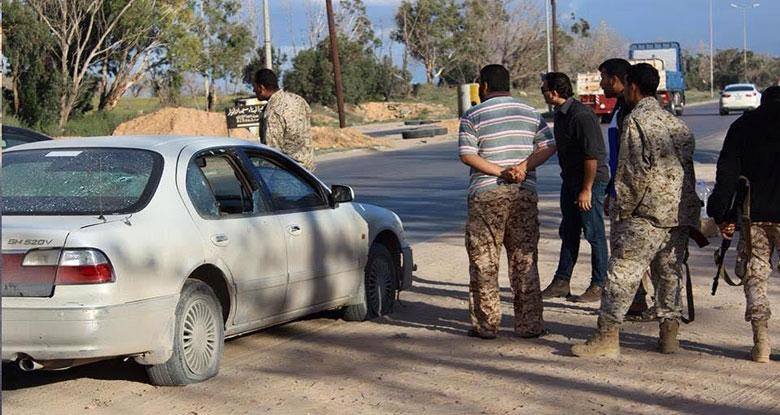 استهداف بوابة أمنية بين مصراتة وزليتن