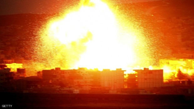 التحالف يستهدف مواقع تنظيم الدولة في سوريا - أرشيفية