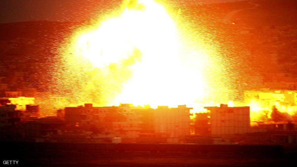 التحالف يستهدف مواقع تنظيم الدولة في سوريا - أرشيفية