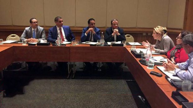 القطراني ونواب برقة يجتمعون في تونس مع الوفد الأوروبي