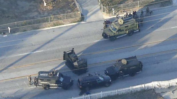 المشتبه بهما قتلا برصاص الشرطة بعد فرارهما من موقع الهجوم