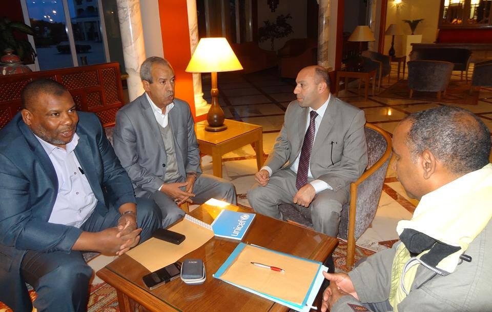 اليونسيف تبحث آلية صيانة مدارس تاورغاء