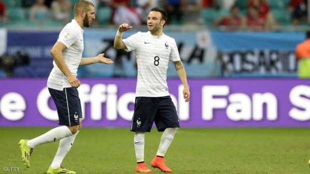 بنزيمة وفالبوينا في منتخب فرنسا