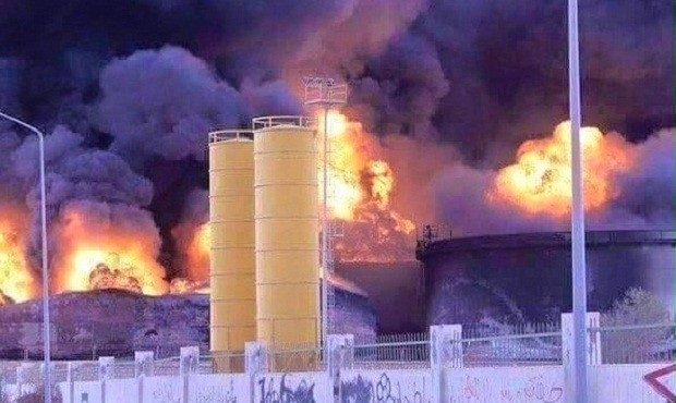 حريق محطة الخمس