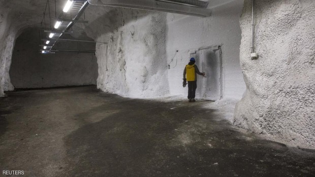 داخل قبو يوم القيامة حيث يتم الاحتفاظ بالحبوب