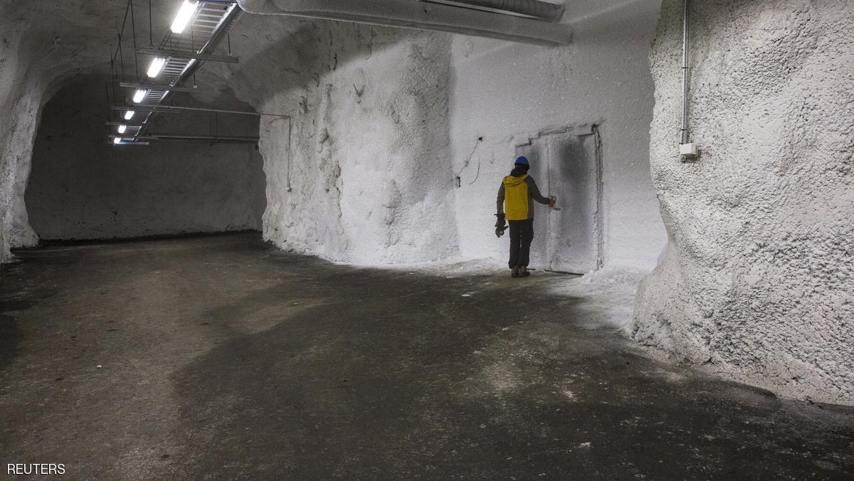 داخل قبو يوم القيامة حيث يتم الاحتفاظ بالحبوب