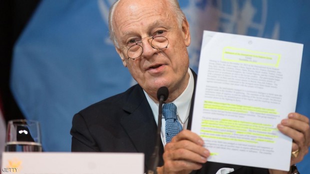 دي ميستورا يأمل بتعاون جميع الأطراف