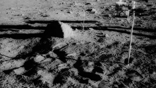 صورة أرشيفية لسطح القمر