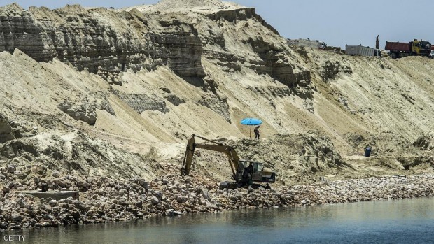 عثر على الاكتشاف غربي قناة السويس