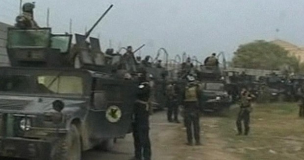 قوات عراقية ناحية الفلوجة (أرشيف)