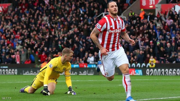 ماركو أرتونوفيتش هز شباك مانشستر سيتي مرتين