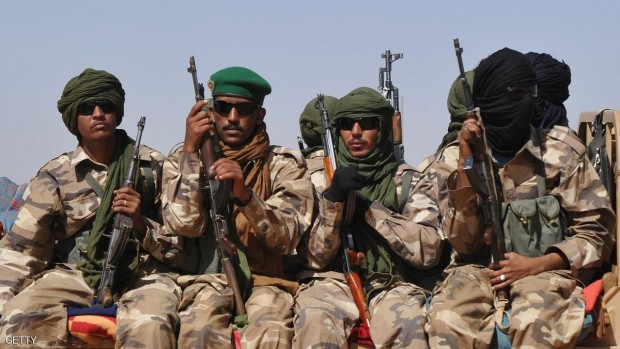 مقاتلون من الطوارق في مالي (أرشيف)