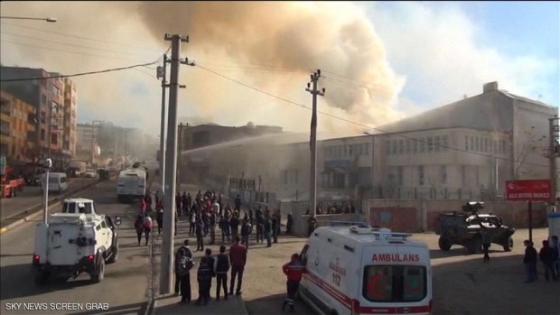 مواجهات مع الجيش التركي بديار بكر