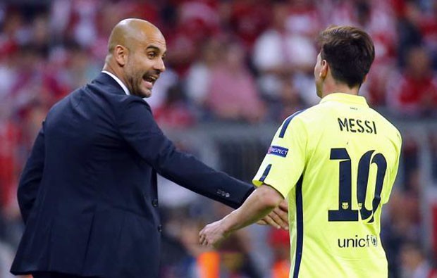 ميسي وغوارديولا