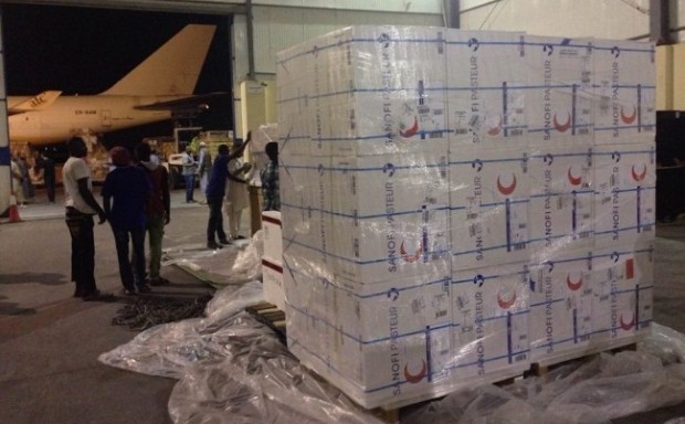 وصول شحنة كبيرة من الأدوية والتطعيمات الى طرابلس