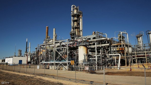 إحدى محطات تكرير البترول الأميركية في ولاية تكساس