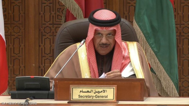 الأمين العام لمجلس التعاون يتلو البيان الختامي