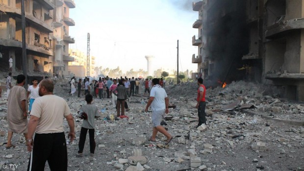 الرقة المعقل الرئيسي لتنظيم الدولة في سوريا تعرضت لقصف جوي